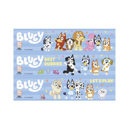 Bluey cake wrap: edible decoration