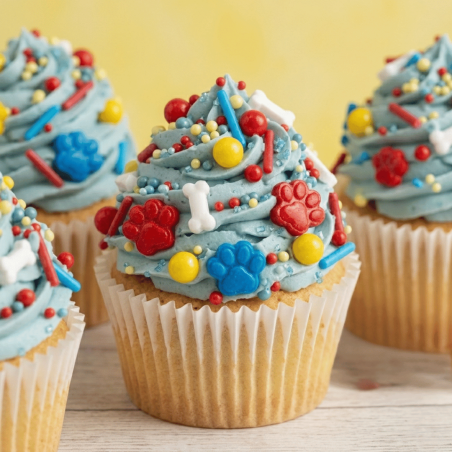 Paw Patrol decorated cupcakes