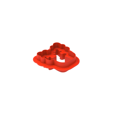 Rudolph 100 cookie cutter for Silikomart mold