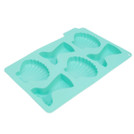 mini mermaid tail and seashell cake molds, Cécoa Paris