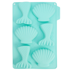 Silicone mermaid mould for mini cakes
