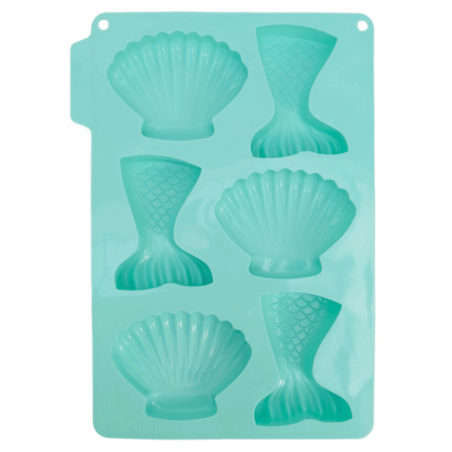 mermaid cake silicone mold