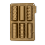 Geometric pattern log mold
