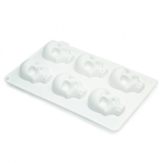 3D silicone skull cake mold