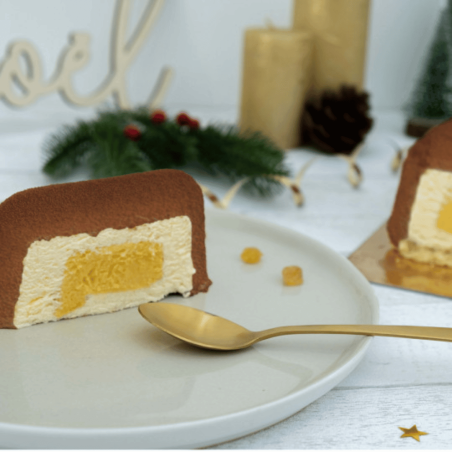 Christmas log idea from Cécoa Paris