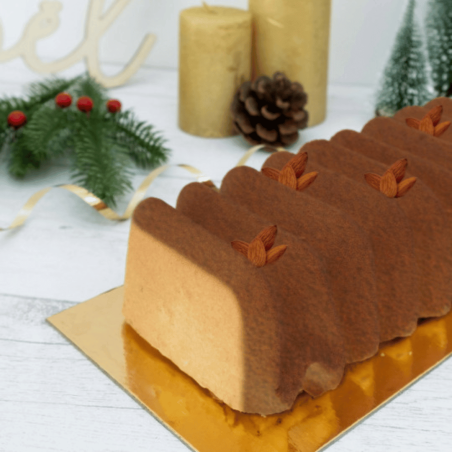 Silicone log mold with insert, Cécoa Paris