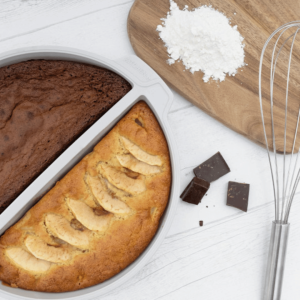 Silicone duo cake mould Ø24 cm