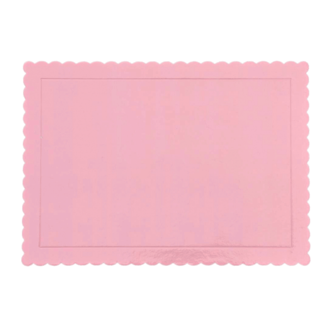 baby sugar pink rectangular tray