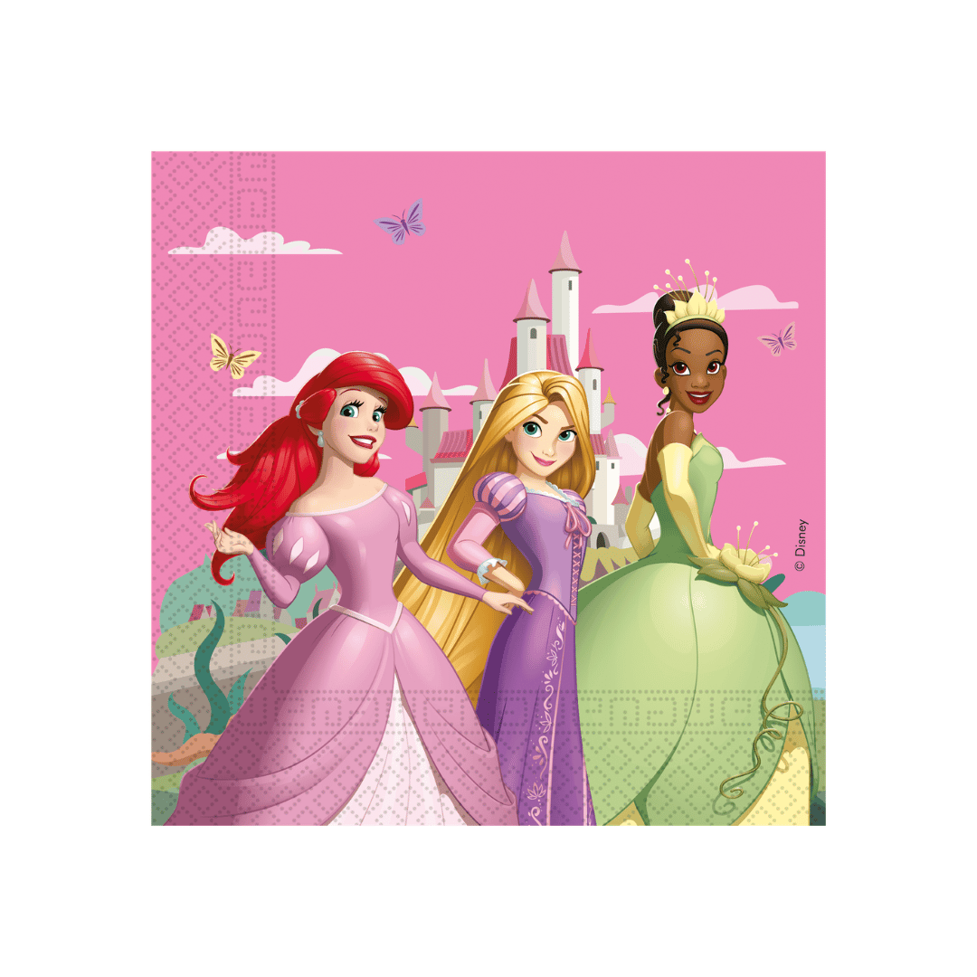 20 Disney princess napkins