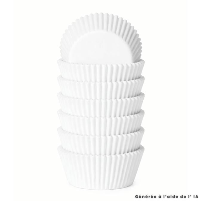 1000 white cupcake cases for catering buffets