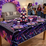K-pop Demon Hunters plastic tablecloth, 120x180 cm