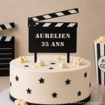 Cake Topper Cinema to personalize