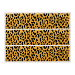 Leopard edible cake outline