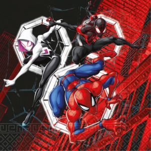 20 Spiderman Multiverse paper napkins