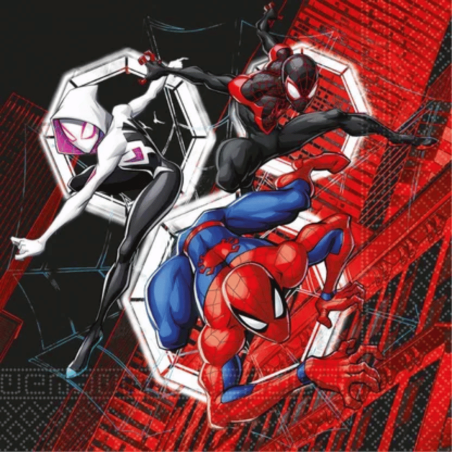 Spiderman birthday napkins