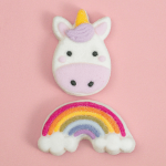 Small Unicorn and Rainbow Marshmallows - 12 pieces