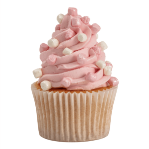 Mini crunchy pink and white marshmallows 86g