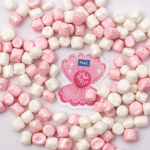 Pink and white marshmallow sprinkles PME