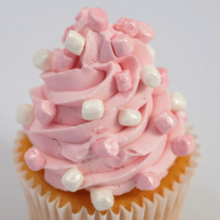pink and white crunchy marshmallows