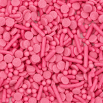 bright pink mix sprinkles from PME Cake