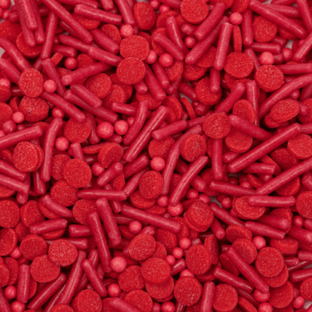 mix red sprinkles PME Cake