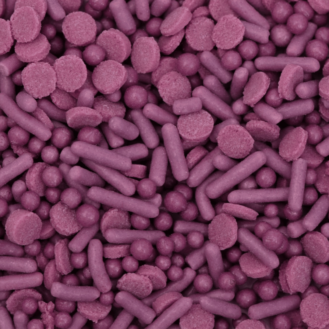 purple sprinkle mix from PME Cake