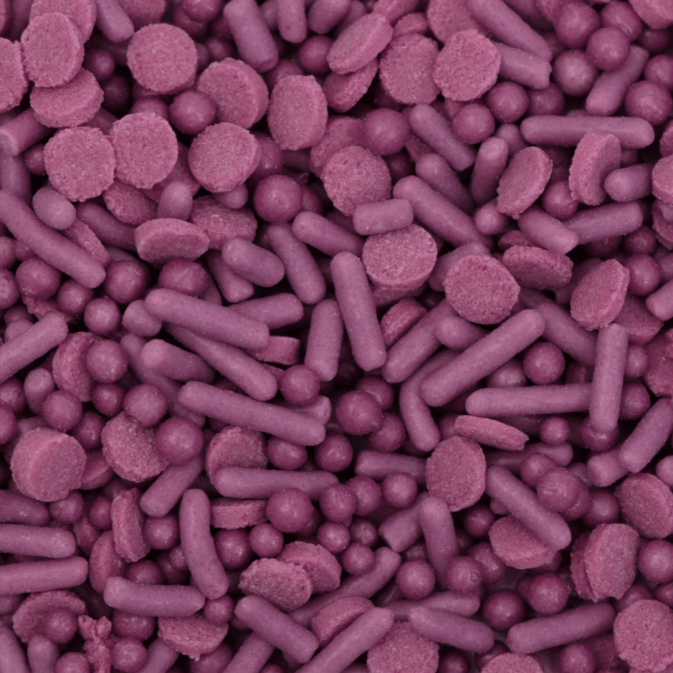 purple sprinkle mix from PME Cake