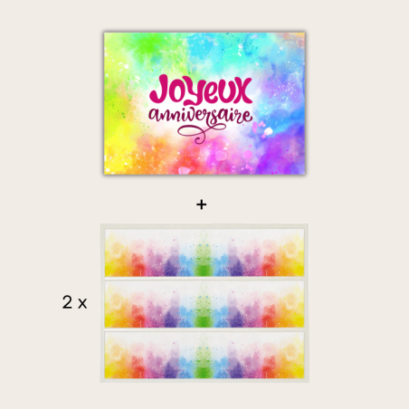 Birthday cake decoration kit