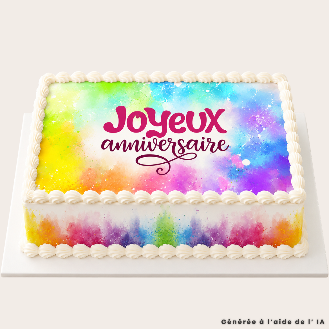 Birthday cake decoration kit