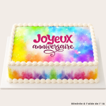 Birthday cake decoration kit