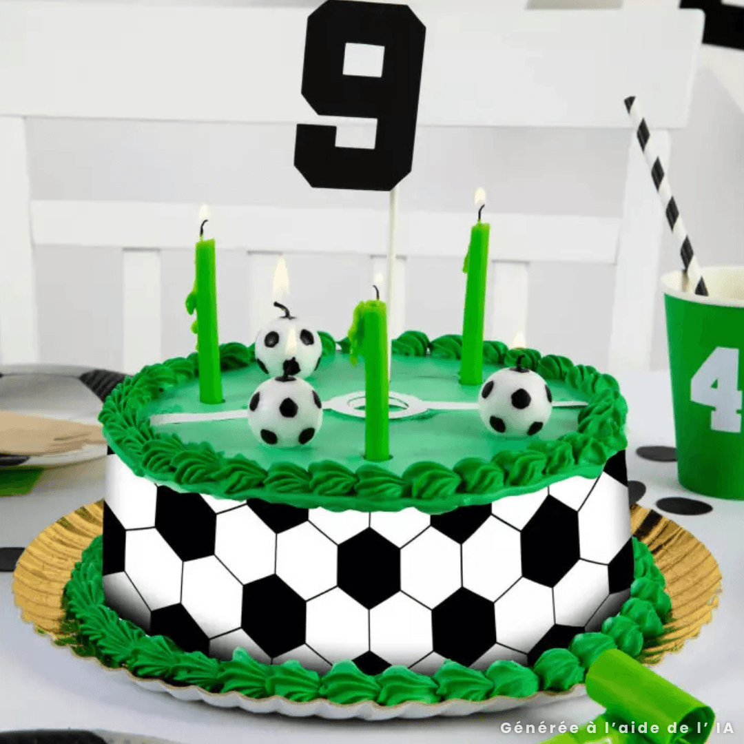 Soccer Ball Cake Outlines