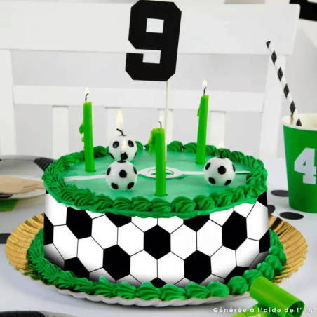 Soccer Ball Cake Outlines