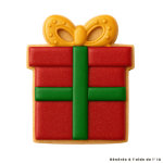 Gift cookie cutter 8 cm | Pastry equipment