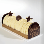 Chocolate Christmas log ends - set of 2