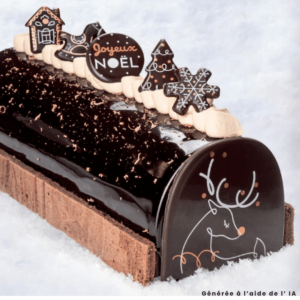 Reindeer Christmas Log Topper - Set of 2