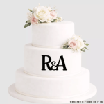 Customizable initials face topper