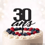 Cake topper age to personalize