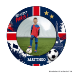 Edible photo Paris round 20 cm