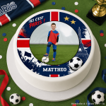 Edible photo Paris round 20 cm