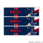 Paris Football cake outline