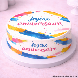 Birthday cake decoration kit