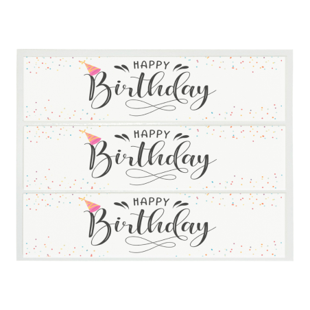 Birthday cake outline