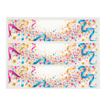 Contour for sugar cake - Confetti pattern