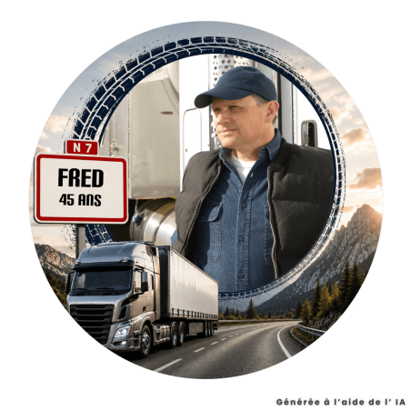 edible photo - 24cm - truck - personalized