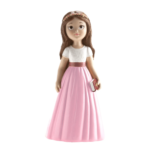 girl's communion cake figurine