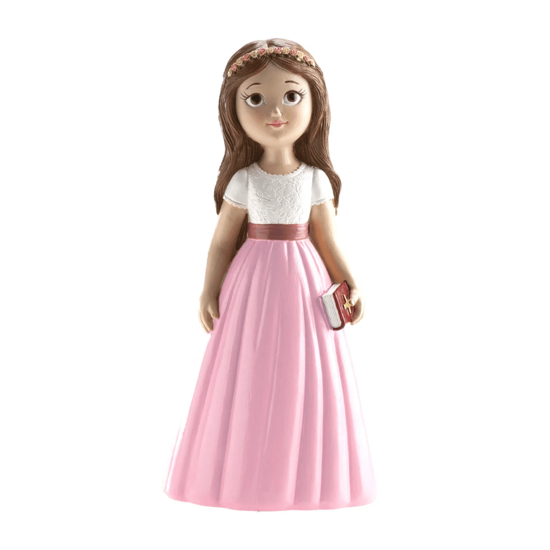 girl's communion cake figurine