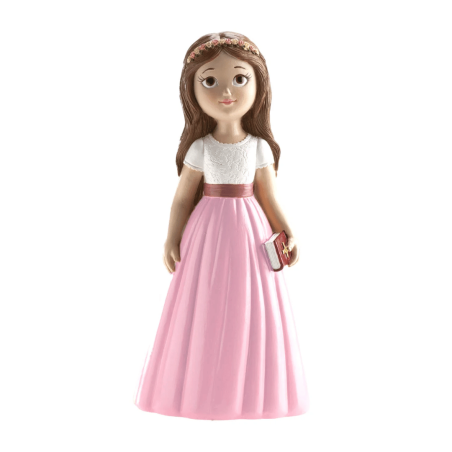 girl's communion cake figurine