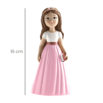 16cm girl communion cake figurine