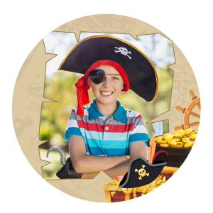 Edible photo Pirate round 20 cm