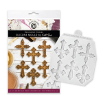 Katy Sue decorative cross sugar paste modeling mold